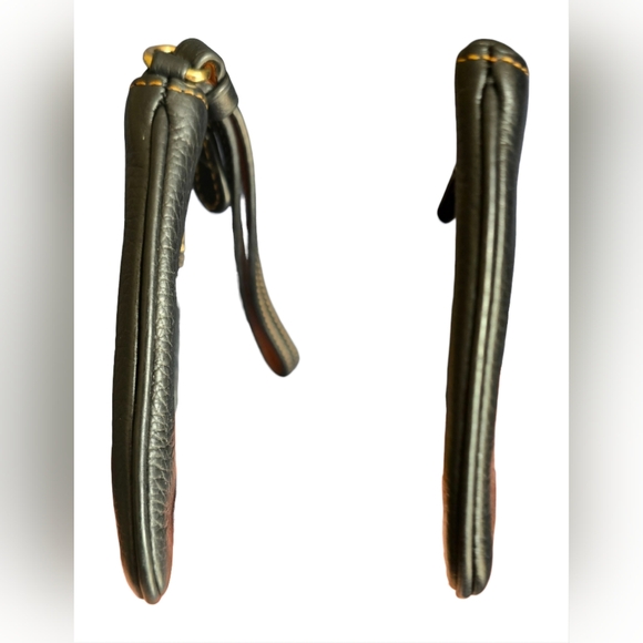 Coach Black Leather Wristlet with Disney Design - Picture 7 of 9